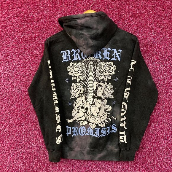 Broken Promises Venomous Love Tidye Hoodie size Small - Picture 1 of 4